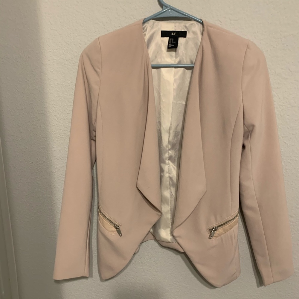 H&M cream Blazer